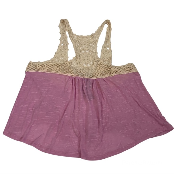 Wet seal gal crochet open front top medium - Picture 2 of 4